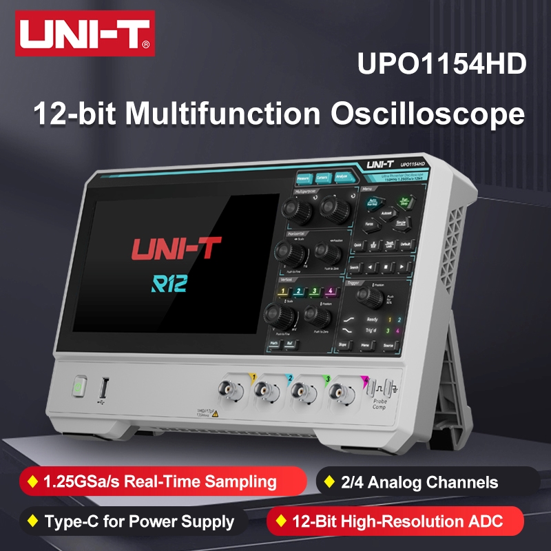 Oscilloscope UNI-T UPO1154HD U - Signal Generator Spectrum Analyzer avis et prix